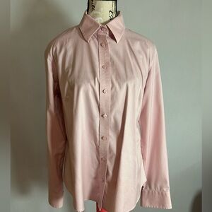 Lady Hathaway Women’s Button Down Pink Dress Shirt